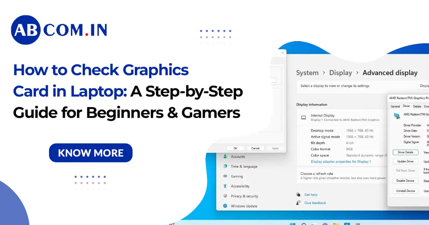How to Check Graphics Card in Laptop: A Step-by-Step Guide for Beginners and Gamers